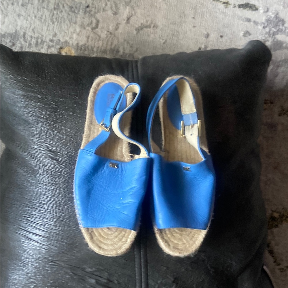 Blue Espadrille Sandals